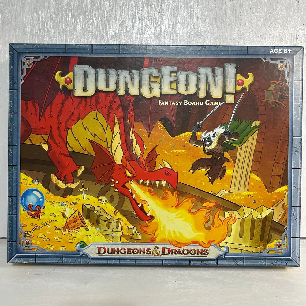 Dungeons & Dragons Dungeon! Board Game Complete 1-8